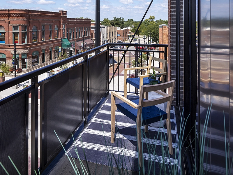 Marion Broad & Main Apartment Balcony View