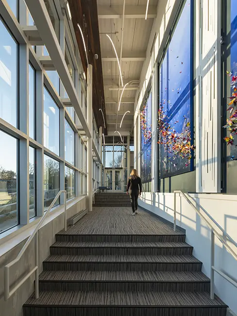 Broadlawns Community Clinic at Drake University Entry, Art Installation